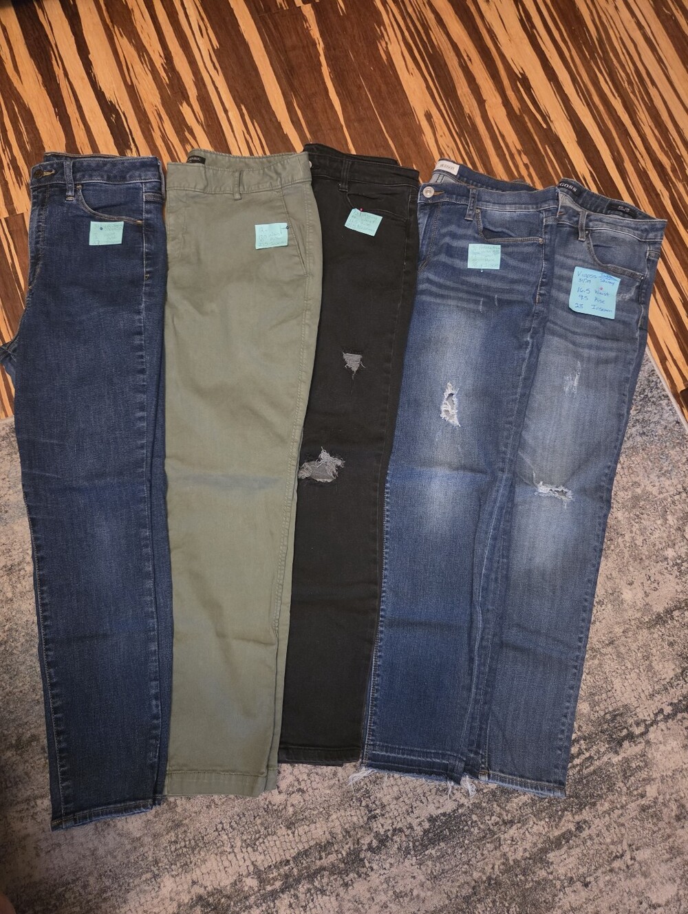Bundle Of 5, Size 12, Arizona, Banana Republic, Hudson, Gap, Vigoss